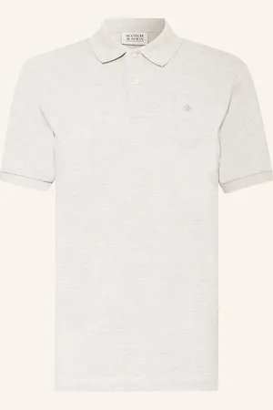 Scotch&Soda Pique-Poloshirt grau