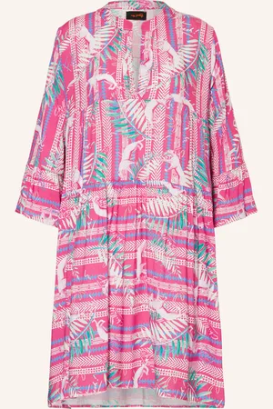 miss goodlife Kleid Indie Mit 3/4-Arm pink