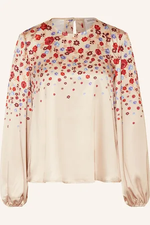 By Malina Blusenshirt Esmeralda Aus Satin rot