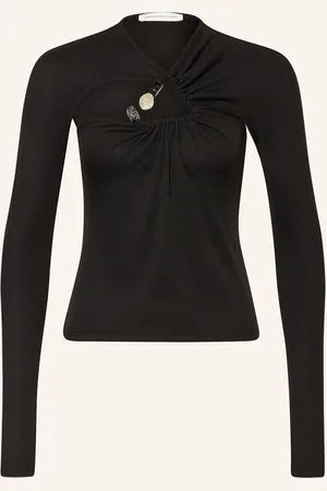 CHRISTOPHER ESBER Longsleeve Mit Cut-Outs Und Schmucksteinen