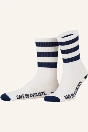 Cafe du Cycliste Café Du Cycliste Radsocken Skate weiss