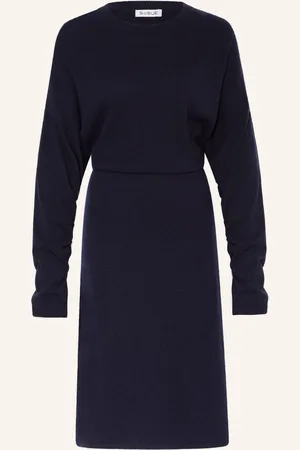 SOSUE Strickkleid Aus Merinowolle blau