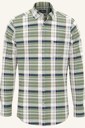Fynch-Hatton Hemd Comfort Fit gruen