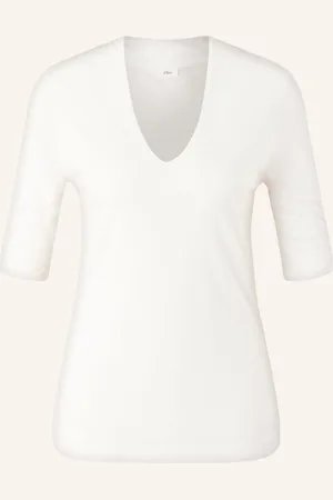 QS by s.Oliver T-Shirt weiss