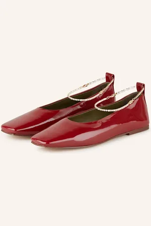 Maria Luca Lackballerinas Augusta rot