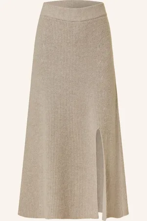 The Mercer Strickrock Aus Cashmere beige