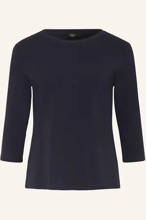Max Mara Shirt Multia Mit 3/4-Arm blau