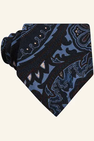 Finamore Krawatte Anversa blau