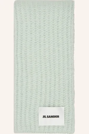 Jil Sander Mohair-Schal gruen