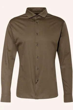 ARTIGIANO Jersey-Hemd Classic Fit gruen