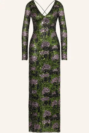 STINE GOYA Kleid Aille Mit Pailletten schwarz