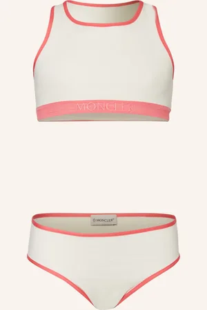 Moncler Bustier-Bikini beige