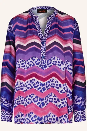 miss goodlife Blusenshirt Aus Satin lila