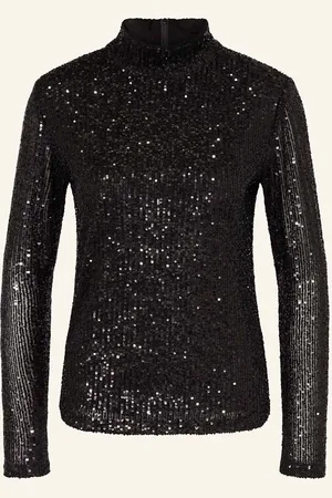 Mrs & HUGS Longsleeve Mit Pailletten