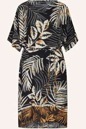 Charmline Strandkleid Seductive Leaves schwarz
