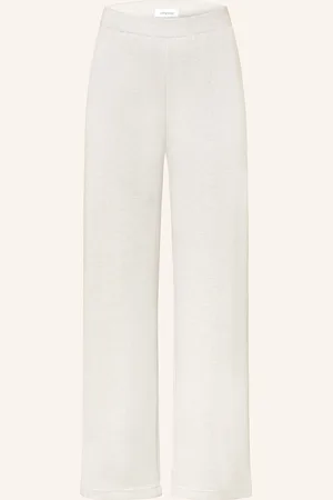 DARLING HARBOUR Sweatpants Mit Glitzergarn silber
