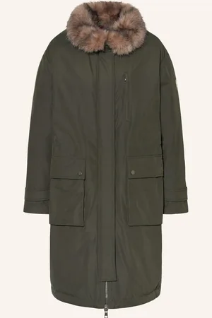 No. 1 Como Parka Mira Mit Abnehmbarem Kunstpelz gruen