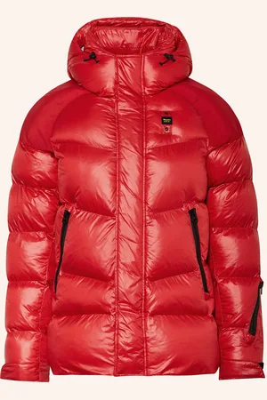 Blauer Steppjacke Mit Dupont™ Sorona®-Isolierung