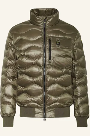 Blauer Lightweight-Daunenjacke gruen
