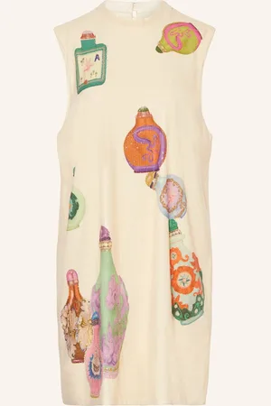 ALÉMAIS Alémais Kleid Mit Pailletten beige