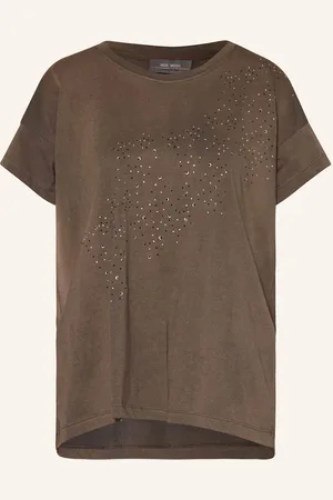 Mos Mosh T-Shirt Mmlari Mit Nieten grau