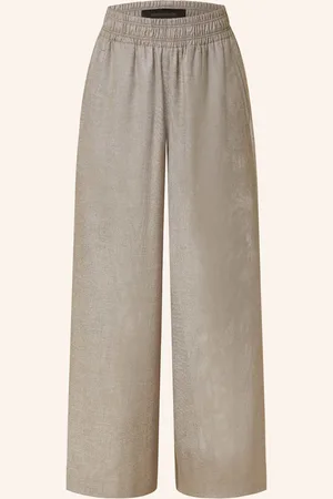 Drykorn Marlenehose Ceiling Aus Flanell beige