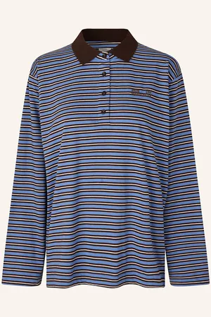 Baum und Pferdgarten Jersey-Poloshirt Jeanni blau