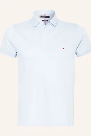 Tommy Hilfiger Piqué-Poloshirt Slim Fit blau