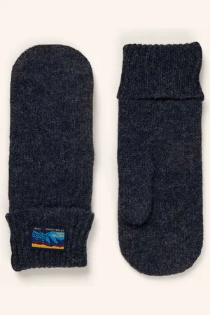Hestra Fäustlinge Raggwool Mitt blau