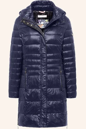 Frieda & Freddies Steppmantel dalia2 Mit Abnehmbarer Kapuze blau