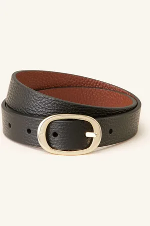 Aigner Ledergürtel Casual Zum Wenden braun