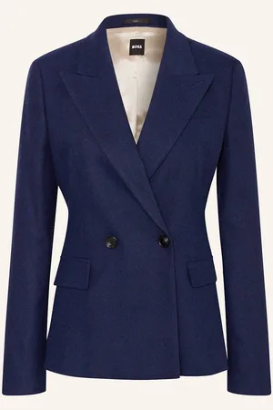 HUGO BOSS Flanellblazer Jia blau