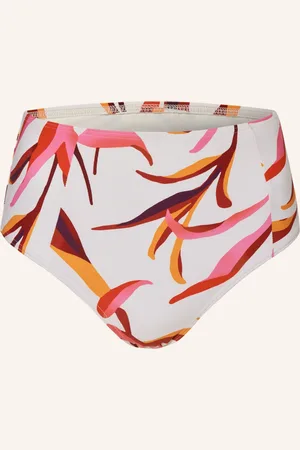 Cyell High-Waist-Bikini-Hose Japanese Floral weiss