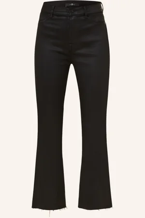 7 for all Mankind Coated Jeans schwarz
