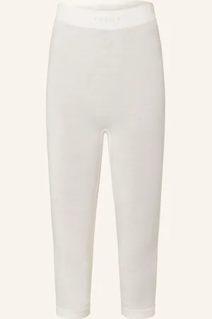 Falke Funktionswäsche-Hose Wool-Tech Mit Verkürzter Beinlänge weiss