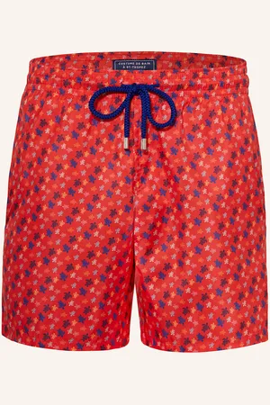 Vilebrequin Badeshorts Mahina rot