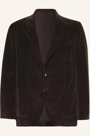 Biagio Santaniello Cordsakko Slim Fit braun