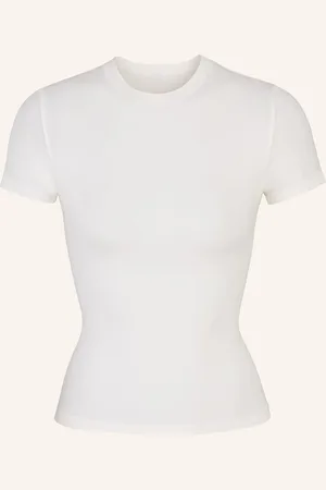 SKIMS Lounge-Shirt Cotton Jersey weiss