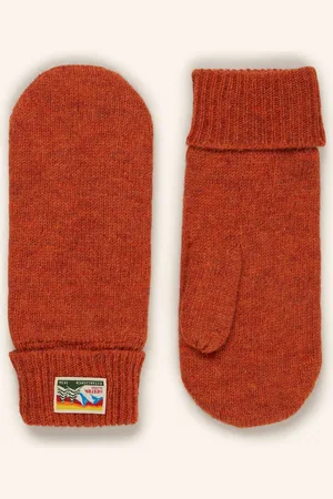 Hestra Fäustlinge Raggwool Mitt rot