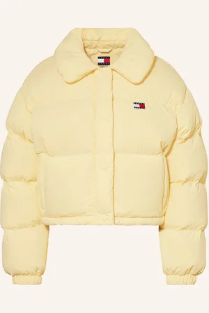 Tommy Hilfiger Cropped-Steppjacke gelb