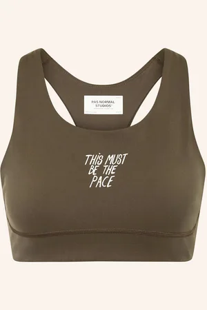 Pas Normal Studios Sport-Bh Balance Mit Mesh braun