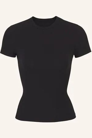 SKIMS Lounge-Shirt Cotton Jersey schwarz