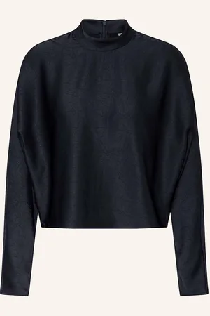 Dante 6 Blusenshirt Sally Aus Satin blau