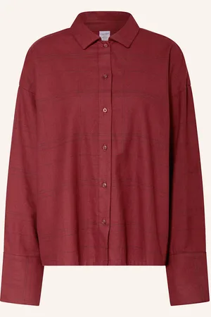 Calvin Klein Schlafshirt Aus Flanell rot