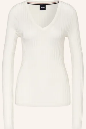 HUGO BOSS Longsleeve Ellerson weiss