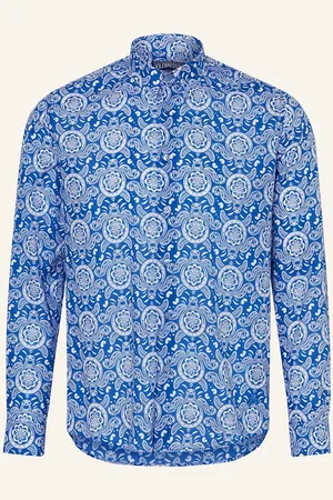 Vilebrequin Hemd Caracal Slim Fit blau