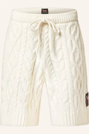 Woolrich Strickshorts Relaxed Fit weiss
