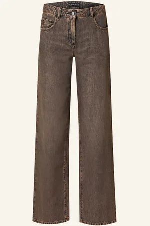 Luisa Cerano Straight Jeans braun