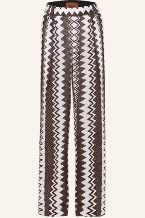 Missoni Strickhose braun