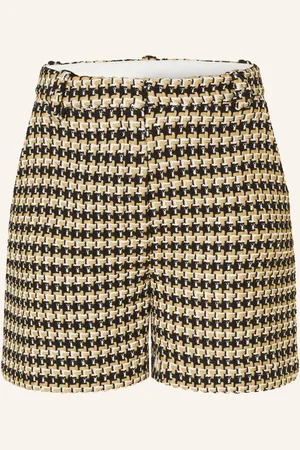 HUGO BOSS Tweed-Shorts Taseto schwarz